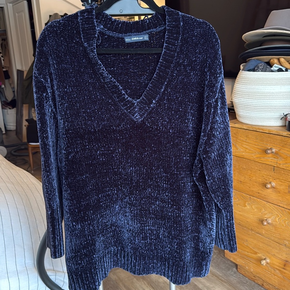 Zara Chenille Oversized Sweater